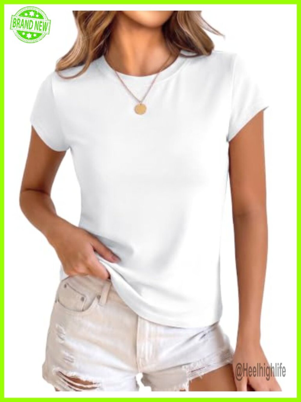 Womens Cotton Crop T Shirt Cap Sleeve Boxy Loose Fit Basic Tee Summer